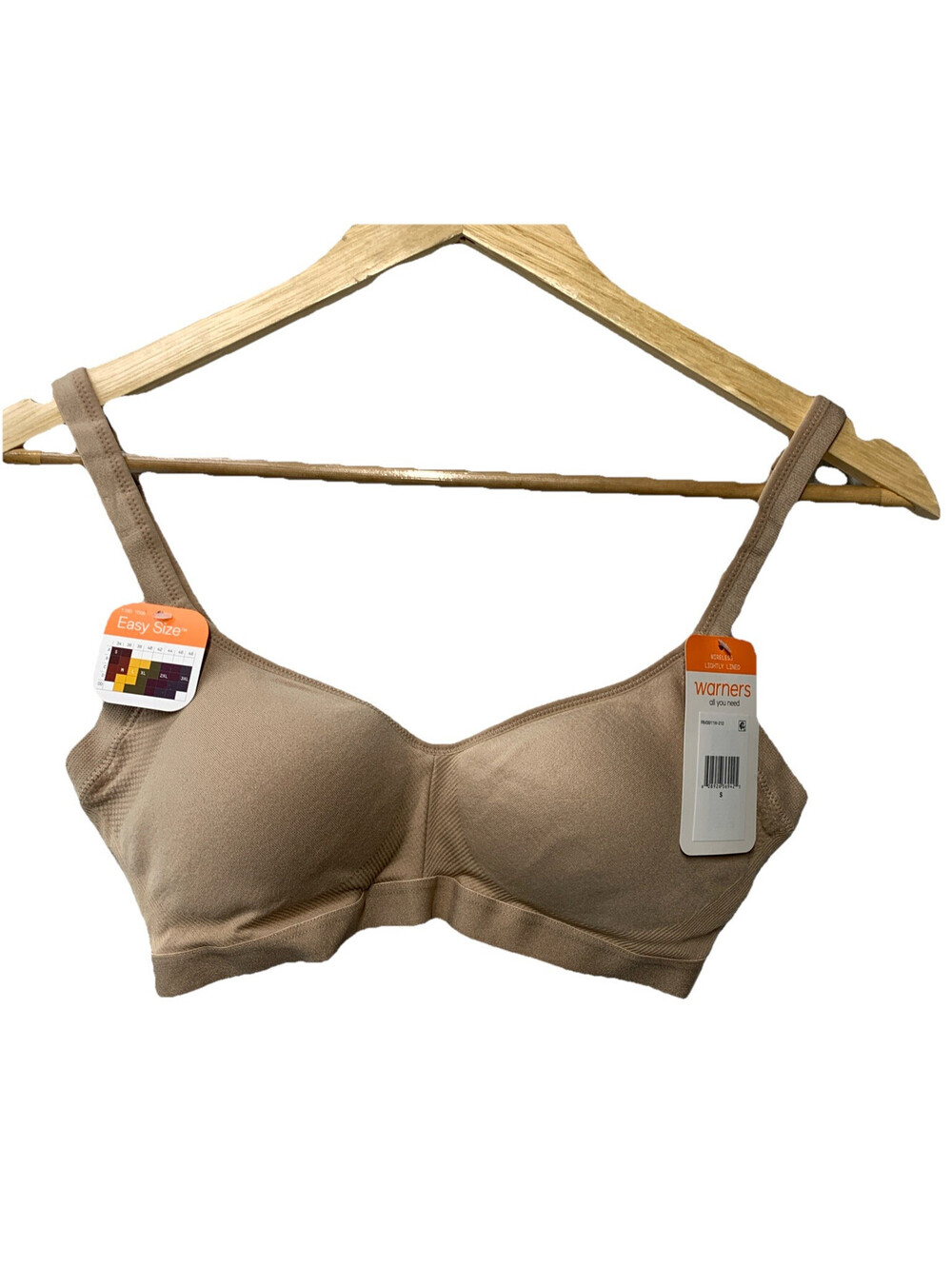 Warner's Women's Easy Does It Underarm Smoothing Wireless Comfort Bra Size Small